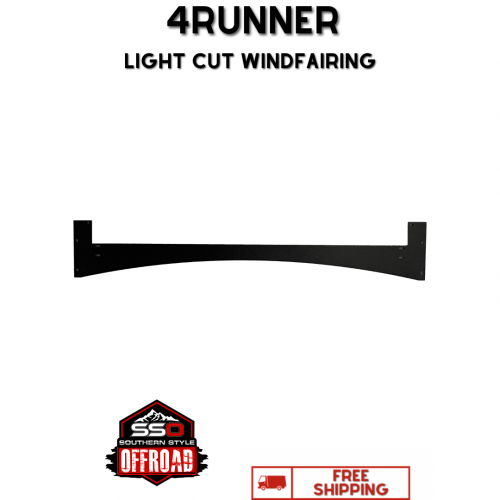 Southern Style 10-23 4Runner Roof Rack Wind Fairing with 40" Lightbar Cut Out