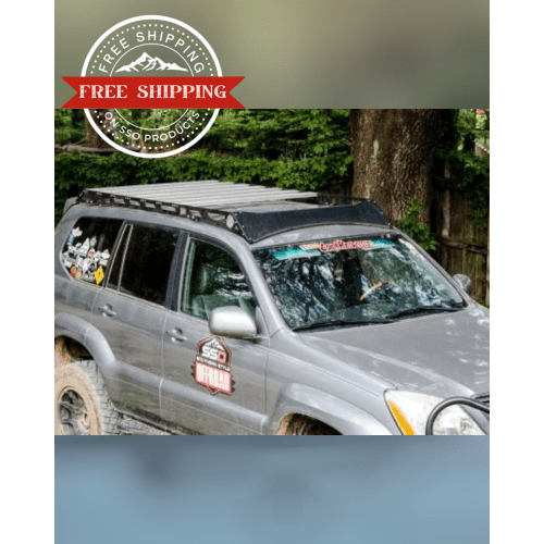 Southern Style 03-09 GX470 Aluminum Roof Rack with 40" light bar cutout