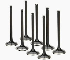 Supertech Black Nitrided Exhaust Valves for K20/K24 Engines (Standard / Flat)