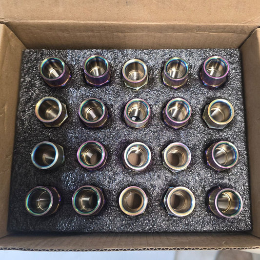 7 - Sided Forged Ti Extended Lug Nut Set - GARAGE SALE - BLOX Racing