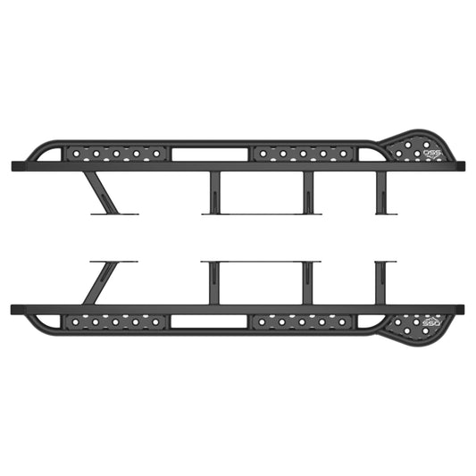 Southern Style Rock Sliders 2024+ Tacoma Double Cab Short Bed