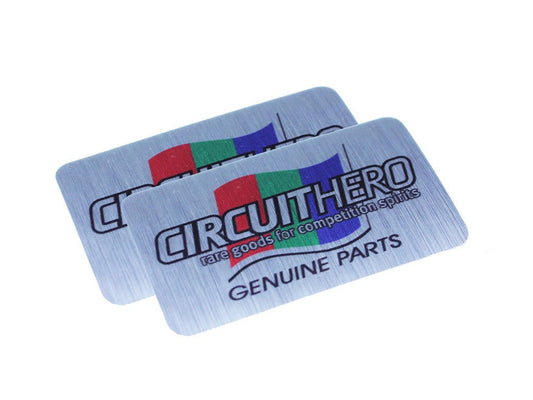 Circuit Hero Genuine Parts Brushed Metallic Decal - BLOX Racing