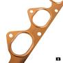 SpeedFactory Copper Exhaust Manifold Gasket for Honda B Series