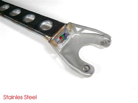 Circuit Hero 3-Point Front Strut Tower Bar for EG/EK/DC (Stainless Matte)