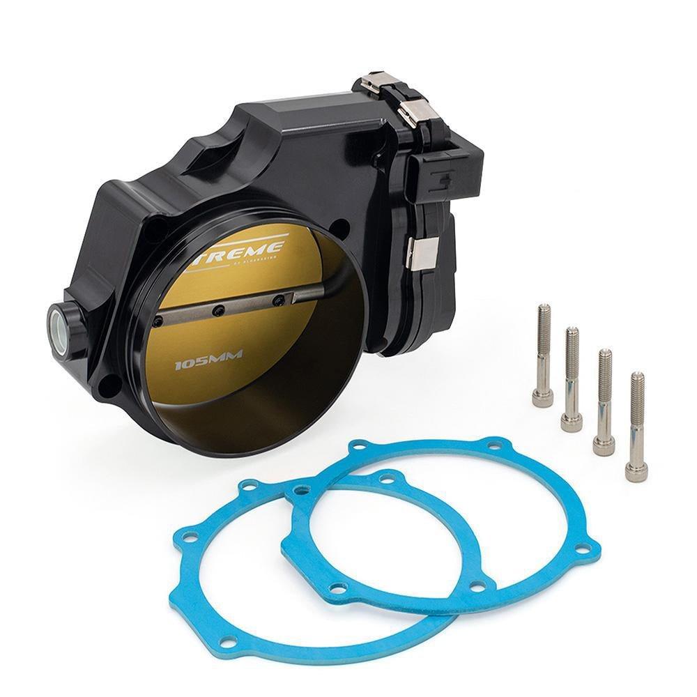 Xtreme 105 mm DBW Throttle Body Black - 2015+ Dodge Hellcat & Jeep Trackhawk - BLOX Racing