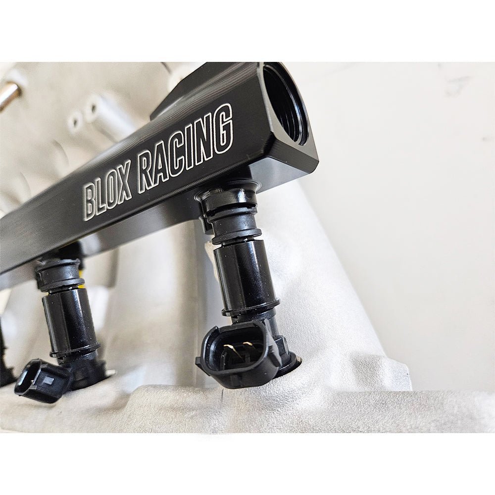 XTREME Aluminum B - Series Honda Fuel Rail Black - GARAGE SALE - BLOX Racing