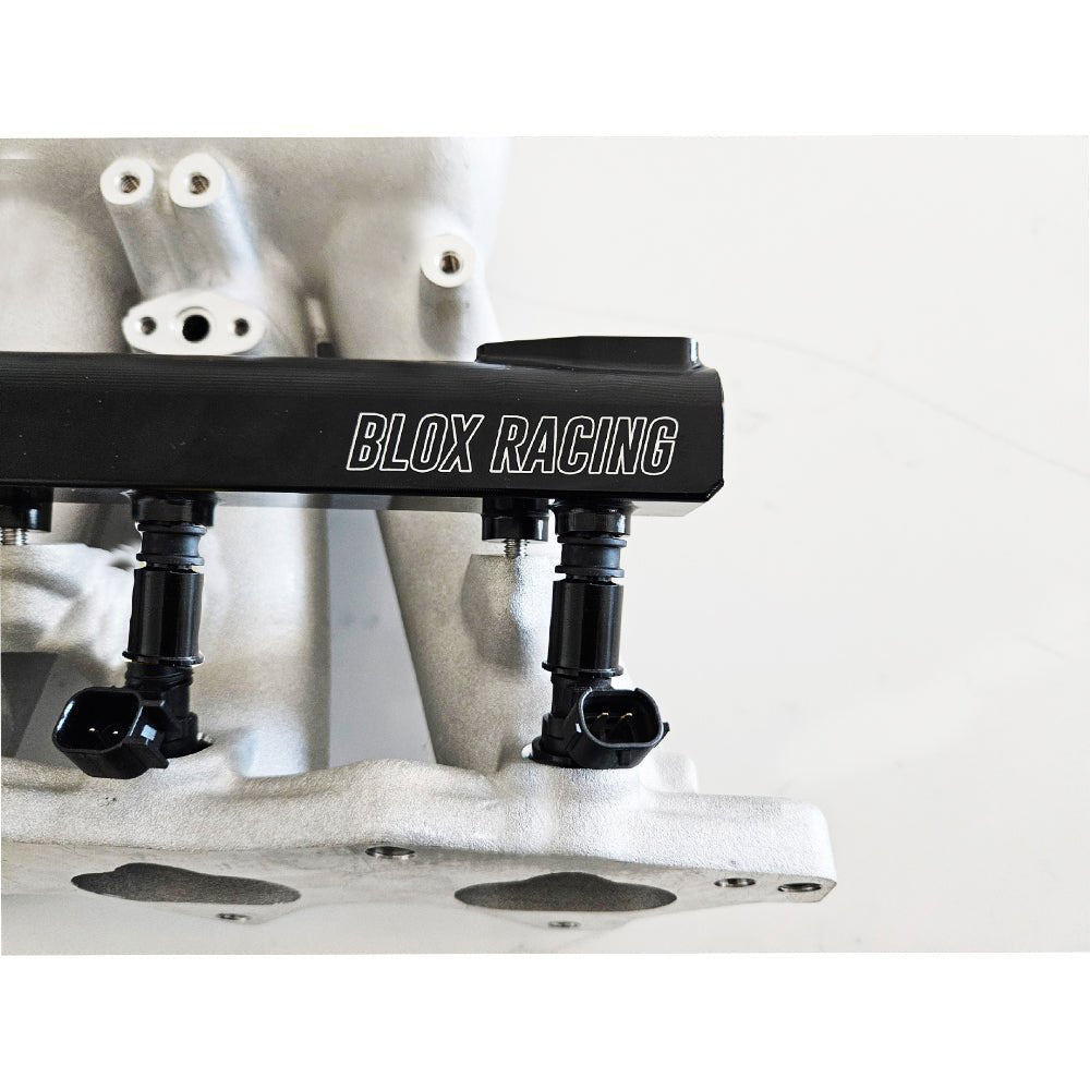 XTREME Aluminum B - Series Honda Fuel Rail Black - GARAGE SALE - BLOX Racing